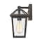 Z-Lite Talbot 1 Light Outdoor Wall Sconce, Oil Rubbed Bronze And Seedy 579S-ORB - alternate 3